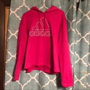 Pink adidas sweater
